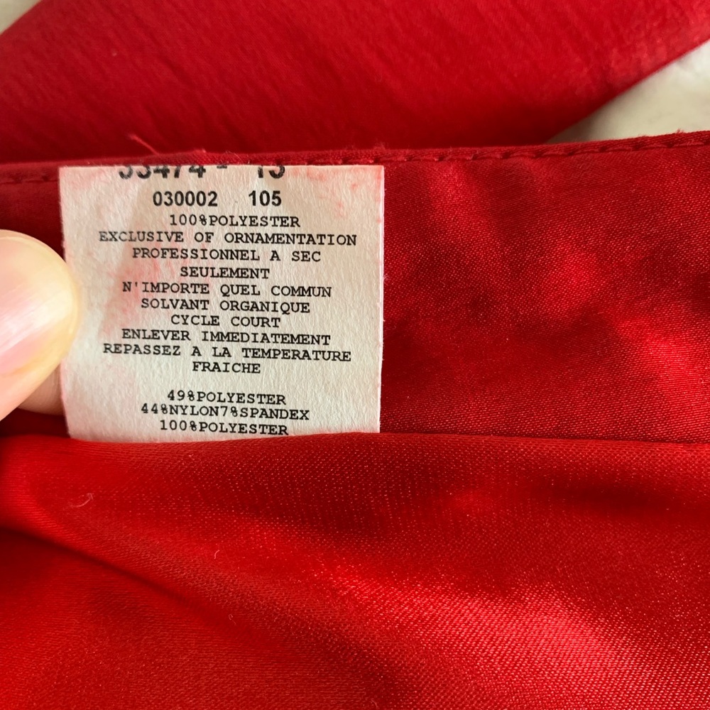 Jessica McClintock formal red dress - Picture 7 of 8